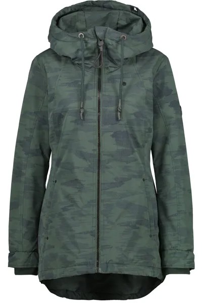 Пуховик alife and kickin, Anorak, Outdoorjacke, Kurzjacke LilouAK B, цвет dark forest