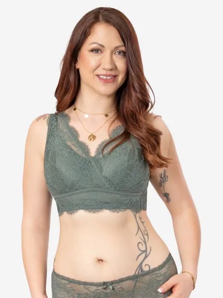 Бюстье SugarShape Bralette Emilia, оливковый