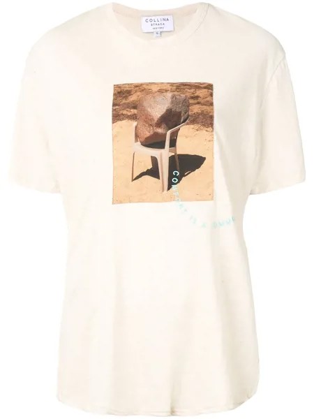 Collina Strada футболка с фотопринтом и круглым вырезом