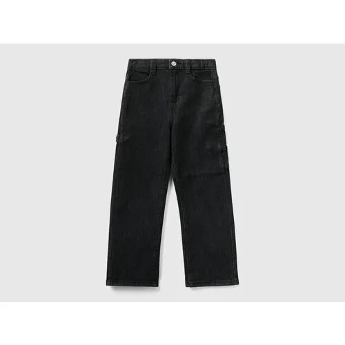 Джинсы  UNITED COLORS OF BENETTON, размер 120 (S), черный