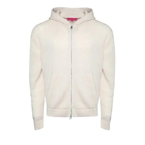 Худи The Elder Statesman Nimbus Zip Hoodie, бежевый