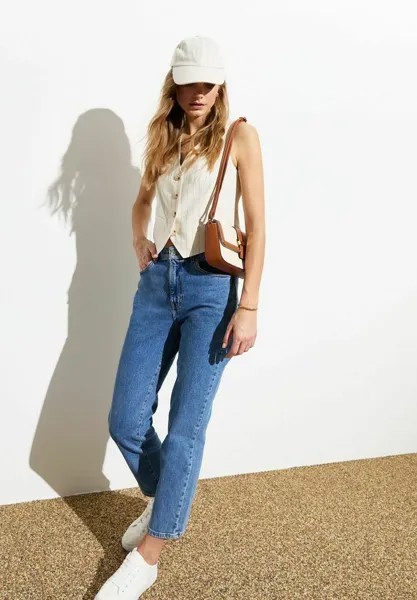 Жилет Stripe New Look, кремовый