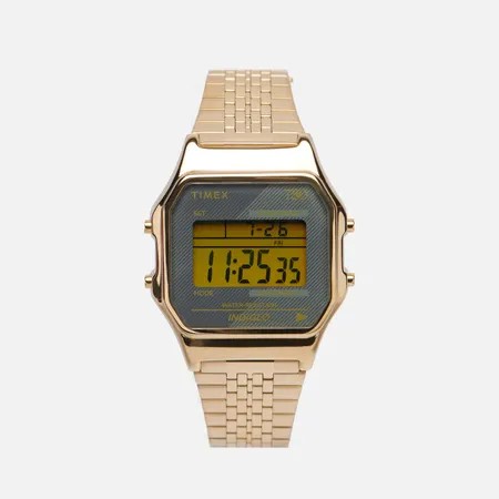 Наручные часы Timex T80, цвет золотой