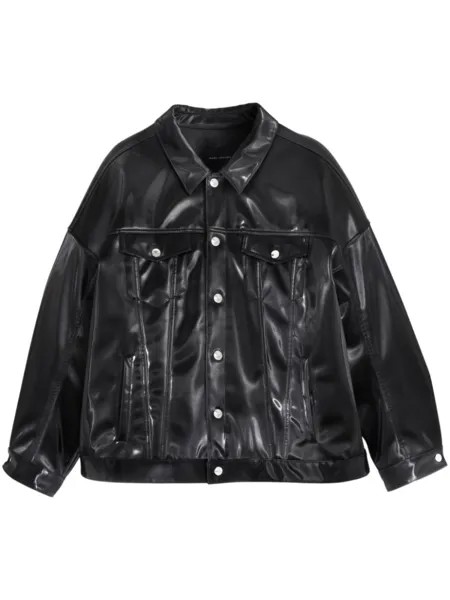 Marc Jacobs светоотражающая куртка оверсайз, черный