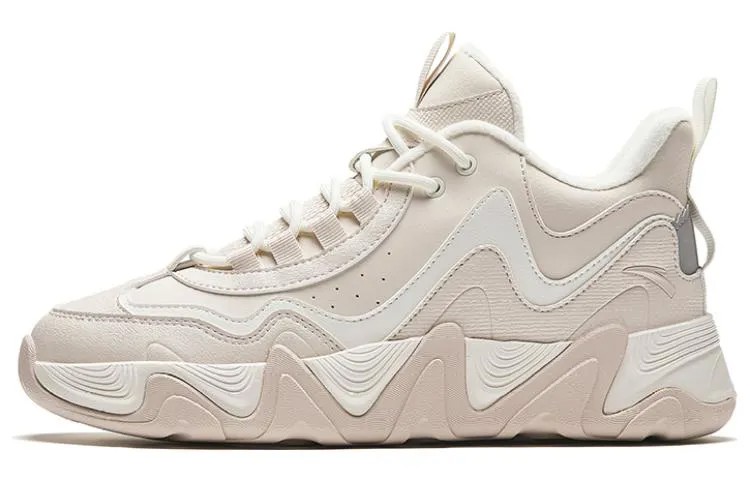 Кроссовки ANTA Back Wave 1.0 Lifestyle Shoes Women's High-top White, цвет Off White