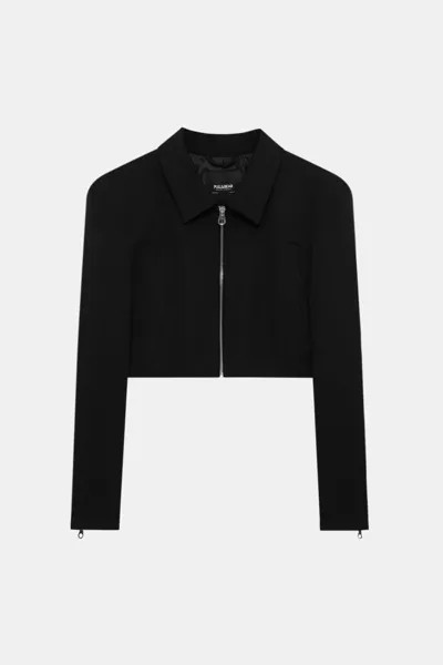 Куртка женская Pull&Bear PUL550691810 черная XS. Доставка из-за рубежа.