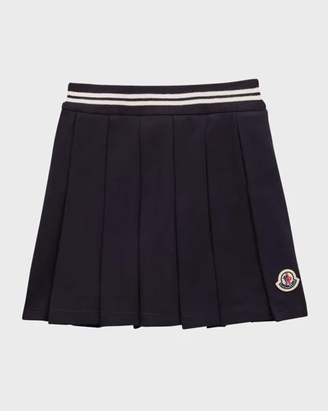 Плиссированная юбка для девочки с шароварами, размер 12М-3 Moncler, цвет Blue Navy