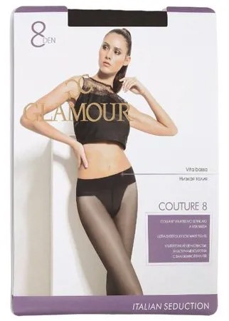 Колготки Glamour Couture 8 den, размер 4-L, nero (черный)