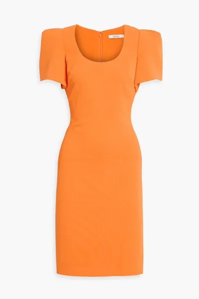 Платье из крепа Badgley Mischka, оранжевый