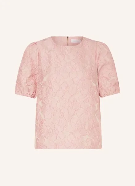 Жаккардовая блузка-рубашка Rich&Royal, розовый
