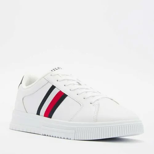 Кеды TOMMY HILFIGER, размер 46, белый
