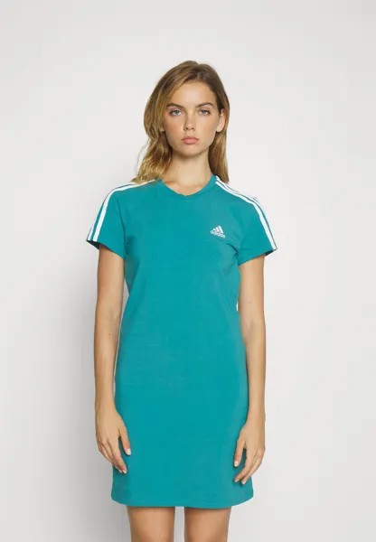 Платье из джерси Adidas, белый