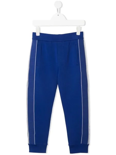 Emporio Armani Kids спортивные брюки с лампасами