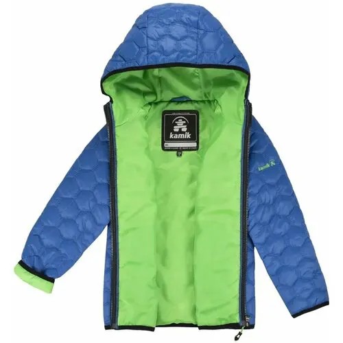 Куртка Kamik, размер 104, зеленый, синий