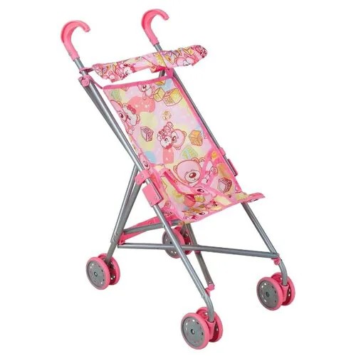 Прогулочная коляска Buggy Boom Mixy 8004 светло-розовый/мишки