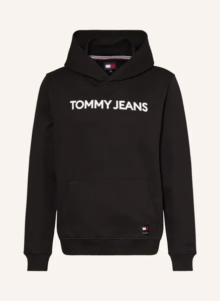 Толстовка с капюшоном Tommy Jeans, черный