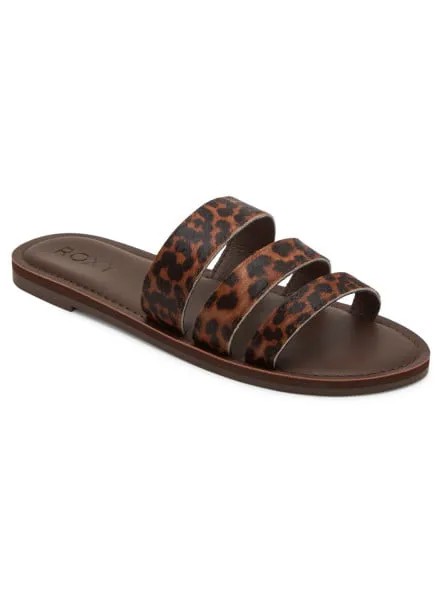 Сланцы женские Roxy ARJL200791-DKL коричневые 38 EU