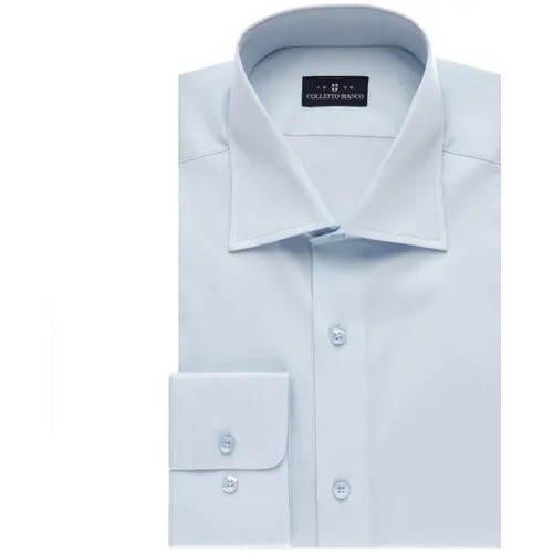 Рубашка COLLETTO BIANCO, размер 46/182, голубой