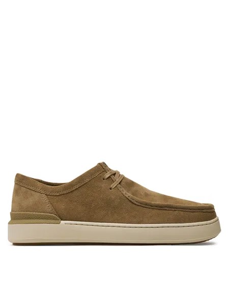 Полуботинки Courtlite Seam Clarks, бежевый
