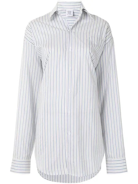 VETEMENTS рубашка в полоску
