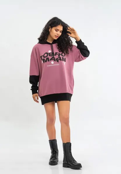Толстовка Tom Barron Freizeitanzug WOMEN OVERSIZE FIT TUNIC, цвет ROSE PINK