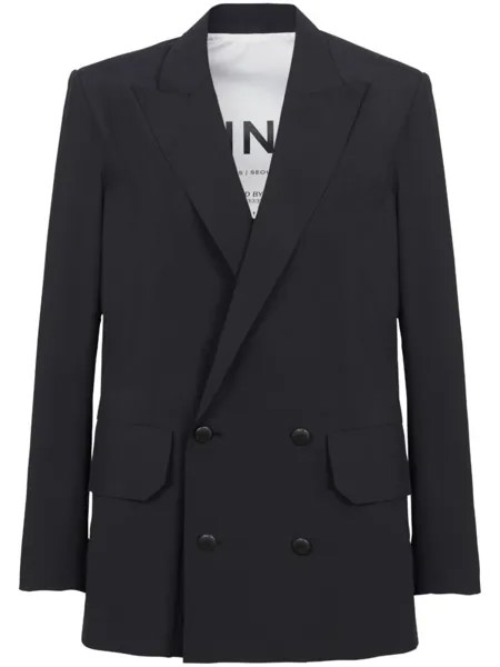 Balmain двубортный пиджак 6-Buttons, черный
