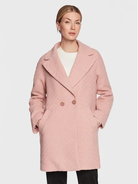 Переходное пальто свободного кроя Guess, розовый