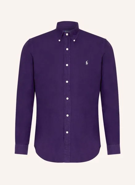 Рубашка POLO RALPH LAUREN Custom Fit, темно-фиолетовый