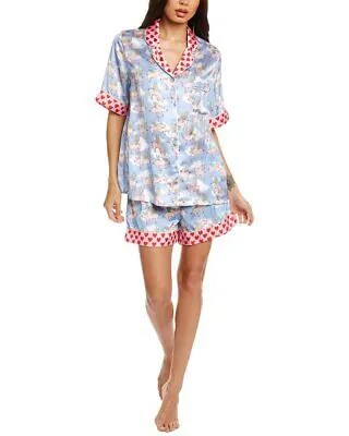 Женский пижамный комплект Karen Mabon, синий, размер S, 2 предмета Flying Pigs