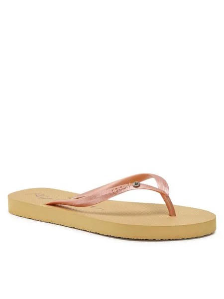 Вьетнамки женские Rip Curl Script Wave TGTF25 золотистые 37 EU