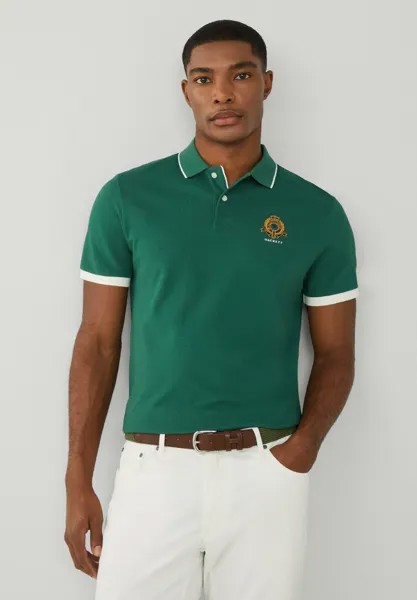 Рубашка поло HERITAGE Hackett London, зеленый