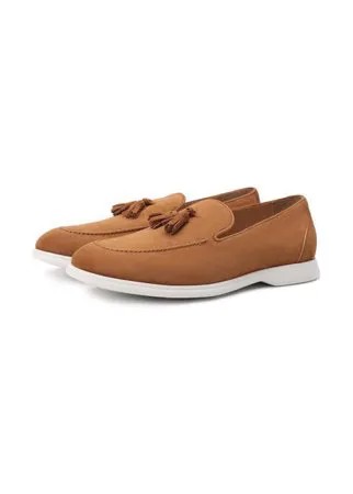 Замшевые лоферы Kiton