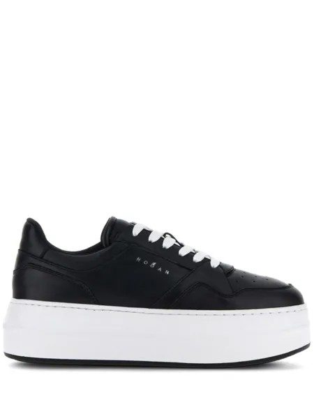 Hogan кеды H670 на платформе, черный