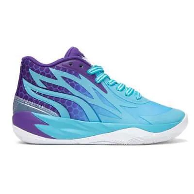 Puma Mb.02 Fade Basketball Youth Boys Фиолетовые кроссовки Спортивная обувь 37978001