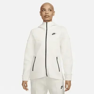 Худи Nike Sportswear Tech Fleece Windrunner, цвет Pale Ivory/Black