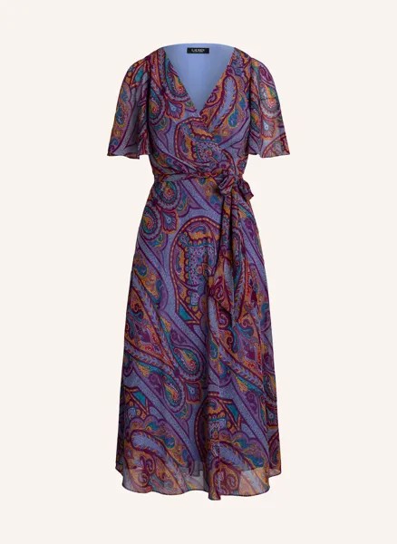Платье с запахом Lauren Ralph Lauren, фуксия