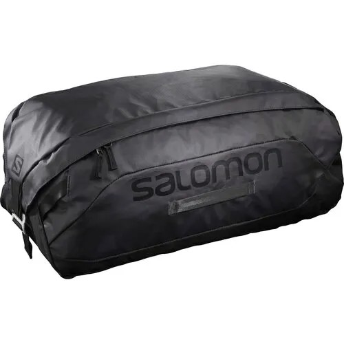 Сумка-баул сумка-рюкзак Salomon LC1516600, 45 л, 30х30х61 см, ручная кладь, отделение для мокрых вещей, водонепроницаемая, ультралегкая, с увеличением объема, черный