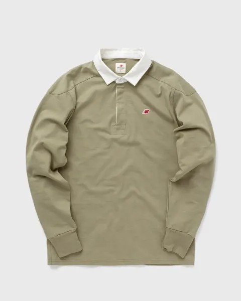 Поло New Balance Made In Usa Long Sleeve Polo, цвет true camo