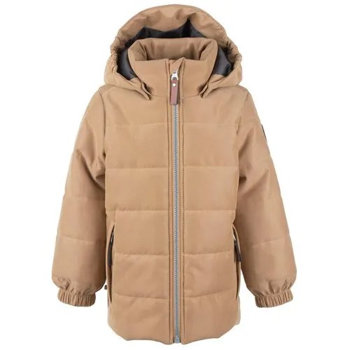 Куртка KERRY, демисезон/зима, водонепроницаемость, подкладка, капюшон, размер 98, золотой