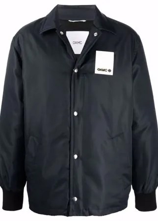 OAMC куртка-рубашка с нашивкой-логотипом