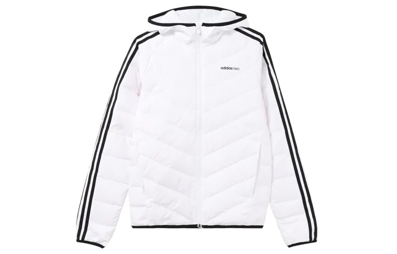 Пуховик мужской белый Adidas Neo, белый