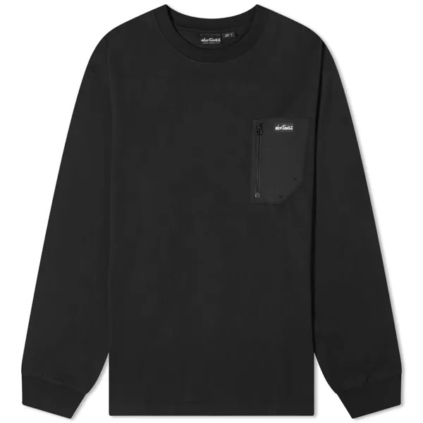 Футболка Wild Things Long Sleeve Pocket, черный