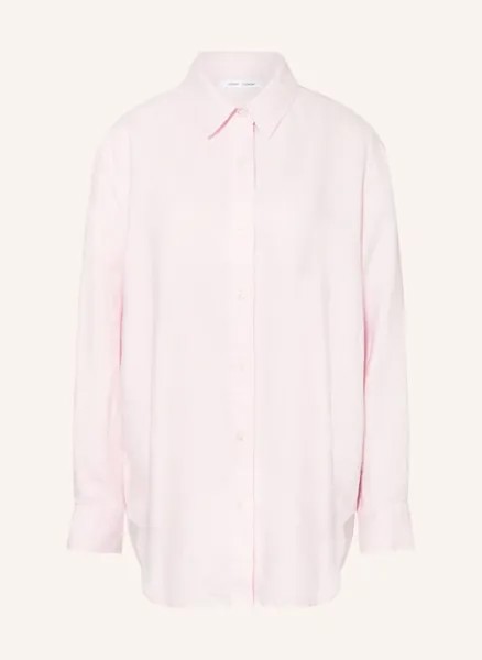 Блуза-рубашка оверсайз salova из льна  Samsøe Samsøe, розовый