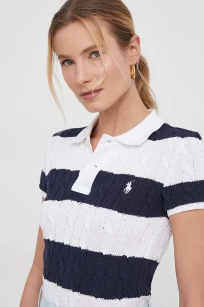 Хлопковый свитер Polo Ralph Lauren, мультиколор