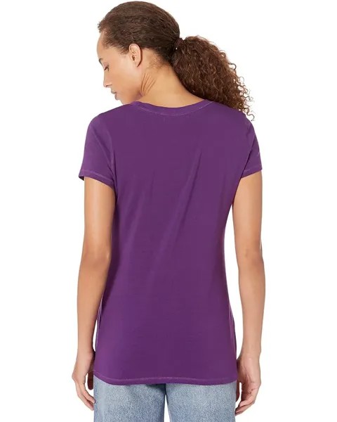 Футболка U.S. POLO ASSN. Stretch V-Neck Tee, цвет Kingston Purple