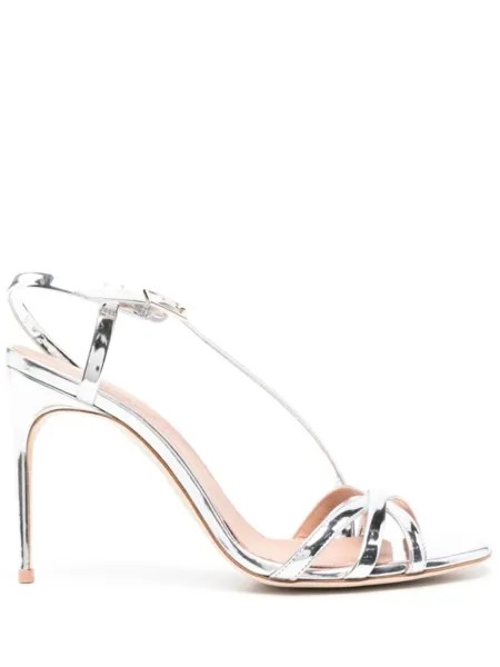 Malone Souliers босоножки Luna 90, серебристый