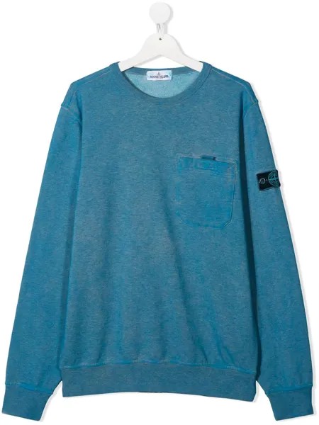 Stone Island Junior толстовка из джерси