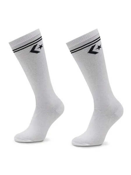 Комплект из 2 высоких женских носков Converse, белый