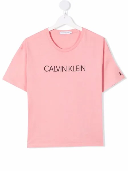 Calvin Klein Kids футболка с логотипом