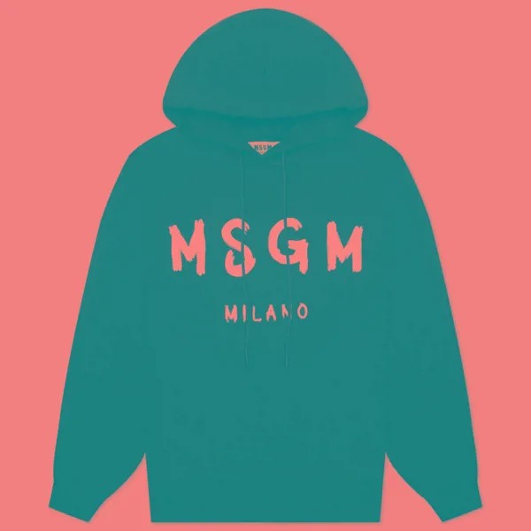 Женская толстовка MSGM MSGM Milano Logo Unbrushed Hoodie
